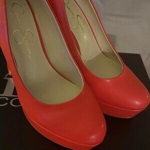 Jessica Simpson Women's Nellah Red Pump Heel